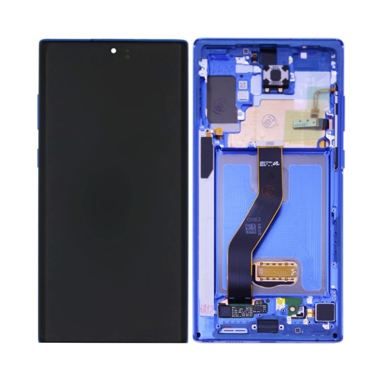 Touch+Display+Frame Samsung Galaxy Note 10 Plus 2019/N975F/Note 10 Plus 5G/N976 Service Pack Aura Blue Touch+Display+Frame Samsung Galaxy Note 10 Plus 2019/N975F/Note 10 Plus 5G/N976 Service Pack Aura Blue